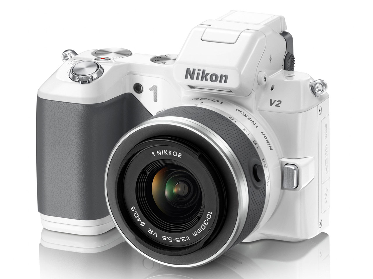 Nikon 1 V2 �_�u�������Y�L�b�g [�z���C�g]