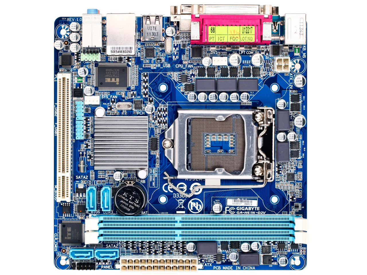 GA-H61N-D2V [Rev.1.0] �̐��i�摜