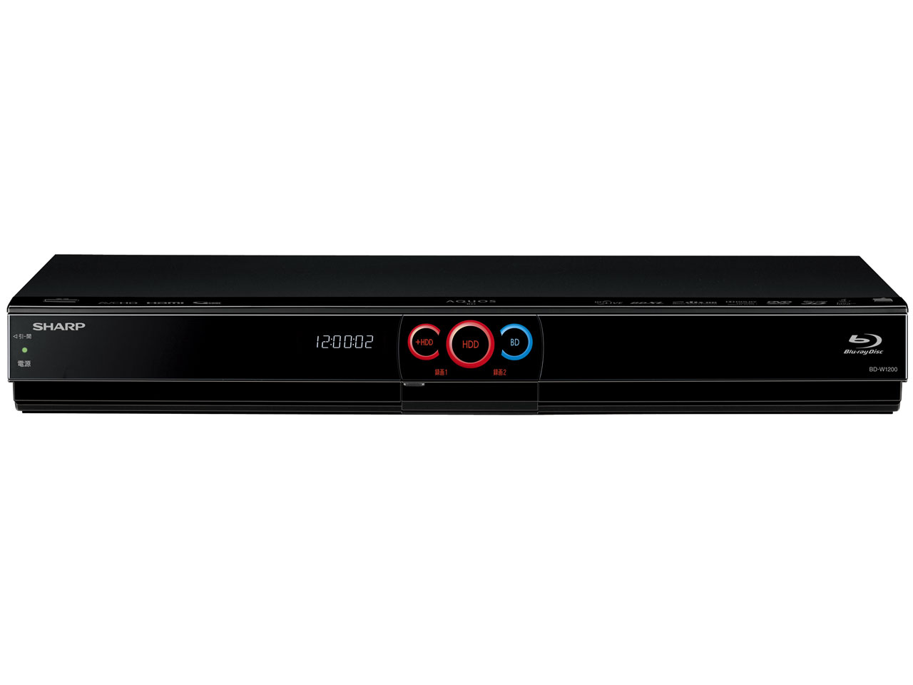 安い最新品SHARP シャープ　BDーHDW80 Blu-rayレコーダー1TB レコーダー