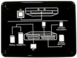 �w�{�� ���ʁx CRU30B-AW [USB 58in1 black] �̐��i�摜