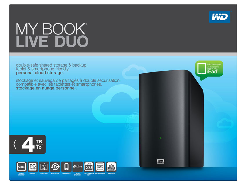 My Book Live Duo WDBVHT0040JCH