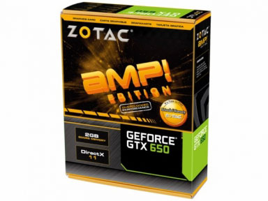 ZOTAC GeForce GTX 650 AMP�I Edition ZT-61003-10M [PCIExp 2GB]