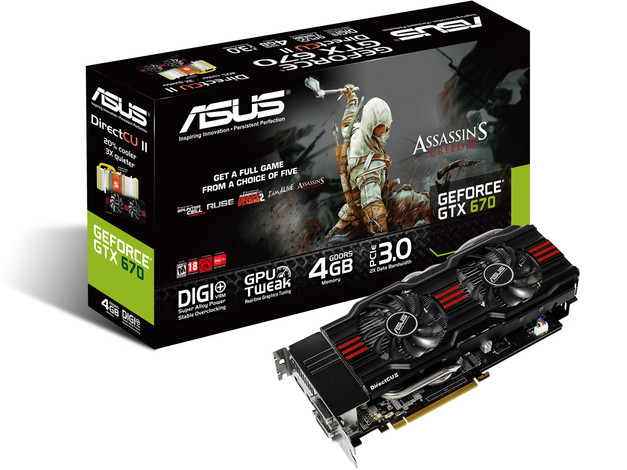 GTX670-DC2G-4GD5 [PCIExp 4GB] �̐��i�摜