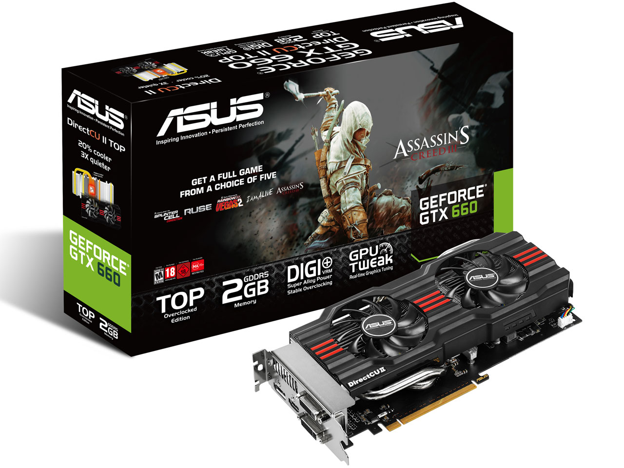 GTX660-DC2TG-2GD5 [PCIExp 2GB] �̐��i�摜