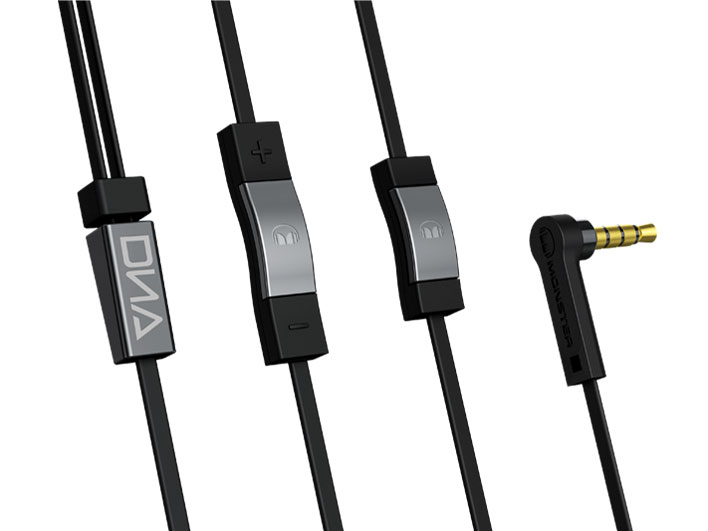 DNA IN-EAR [Black/Satin Chrome]