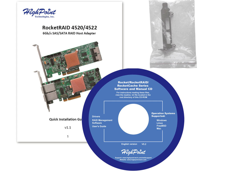 RocketRAID 4522 [SAS/SATA 6Gb/s/RAID]
