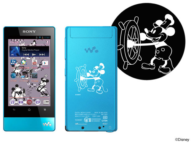 NW-F805/Disney Disney�L�����N�^�[���f�� [16GB �u���[]