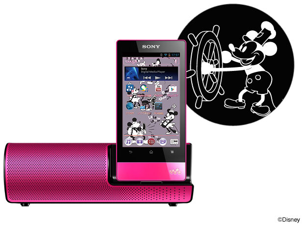 NW-F805K/Disney Disney�L�����N�^�[���f�� [16GB �r�r�b�h�s���N]