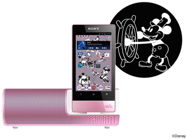 NW-F805K/Disney Disney�L�����N�^�[���f�� [16GB ���C�g�s���N]
