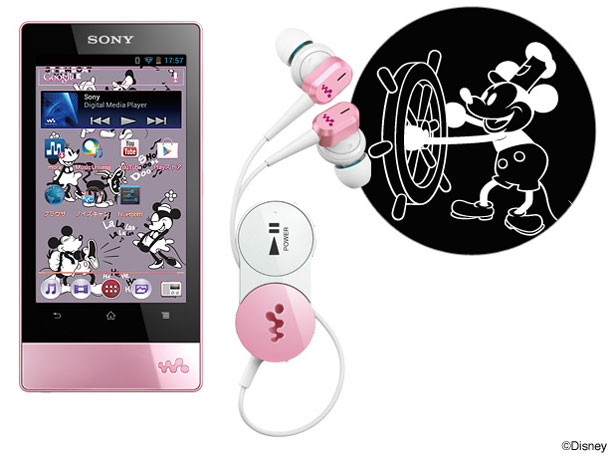 NW-F805BT/Disney Disney�L�����N�^�[���f�� [16GB ���C�g�s���N] �̐��i�摜