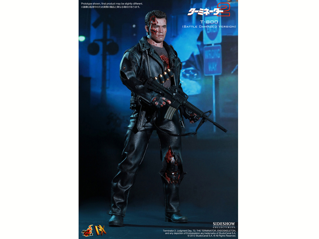 ���[�r�[�E�}�X�^�[�s�[�X DX #013 �^�[�~�l�[�^�[2 1/6�X�P�[���t�B�M���A T-800 (�o�g���_���[�W��)