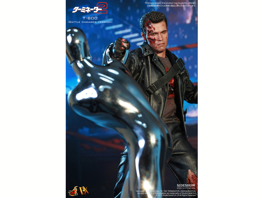 ���[�r�[�E�}�X�^�[�s�[�X DX #013 �^�[�~�l�[�^�[2 1/6�X�P�[���t�B�M���A T-800 (�o�g���_���[�W��)