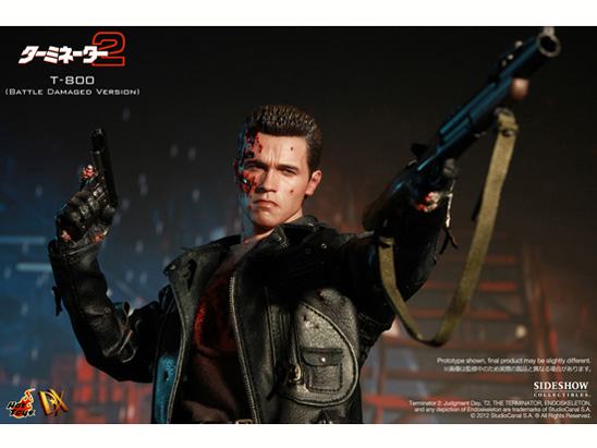 ���[�r�[�E�}�X�^�[�s�[�X DX #013 �^�[�~�l�[�^�[2 1/6�X�P�[���t�B�M���A T-800 (�o�g���_���[�W��)