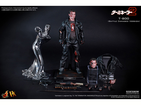 ���[�r�[�E�}�X�^�[�s�[�X DX #013 �^�[�~�l�[�^�[2 1/6�X�P�[���t�B�M���A T-800 (�o�g���_���[�W��)