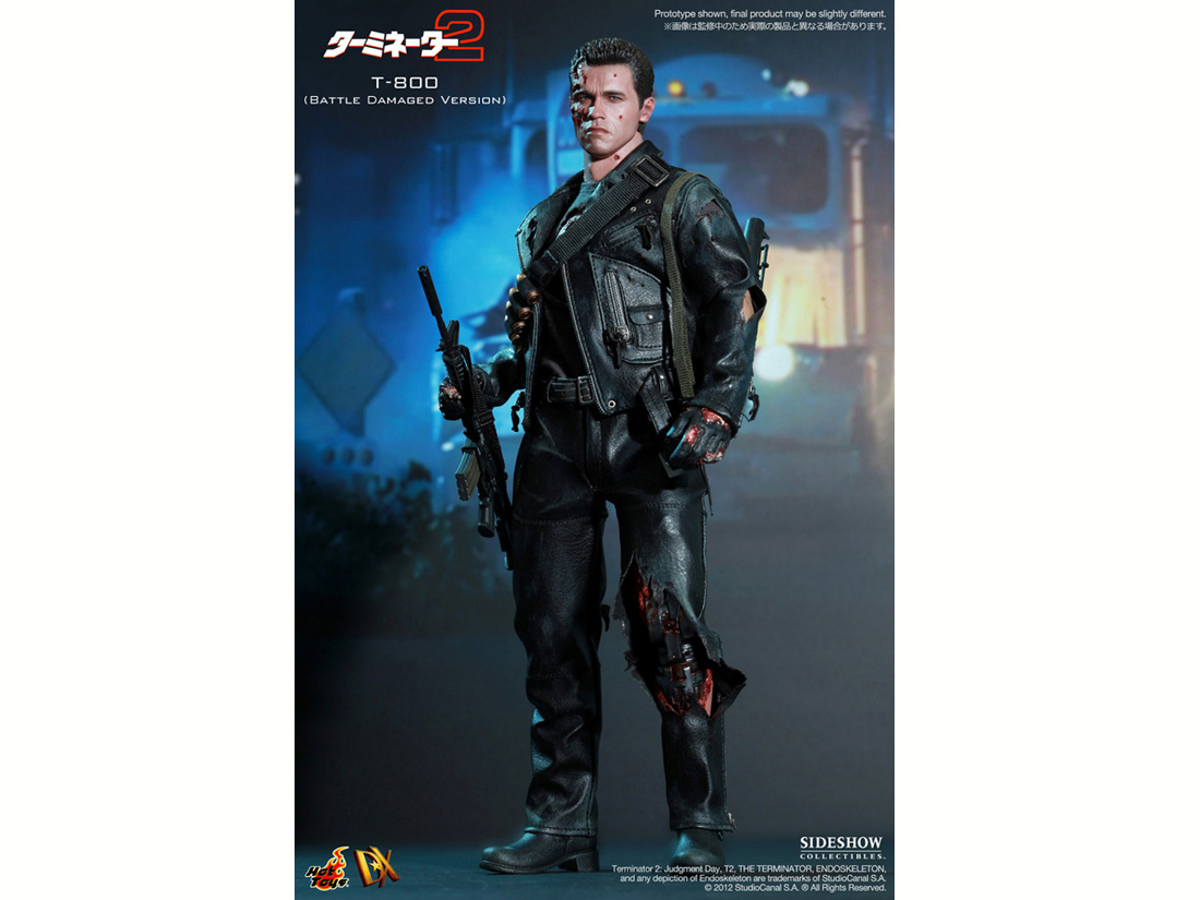 ���[�r�[�E�}�X�^�[�s�[�X DX #013 �^�[�~�l�[�^�[2 1/6�X�P�[���t�B�M���A T-800 (�o�g���_���[�W��) �̐��i�摜