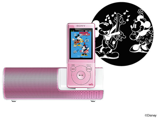 NW-S775K/Disney Disney�L�����N�^�[���f�� [16GB ���C�g�s���N]
