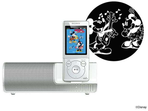 NW-S775K/Disney Disney�L�����N�^�[���f�� [16GB �z���C�g]