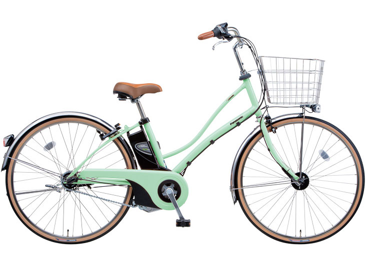 Panasonic 電動アシスト自転車 リチウムビビBE-ENS634 パナソニック ビビ・ラッテ BE-ENDA634-V2 [パウダーブルー] + 専用