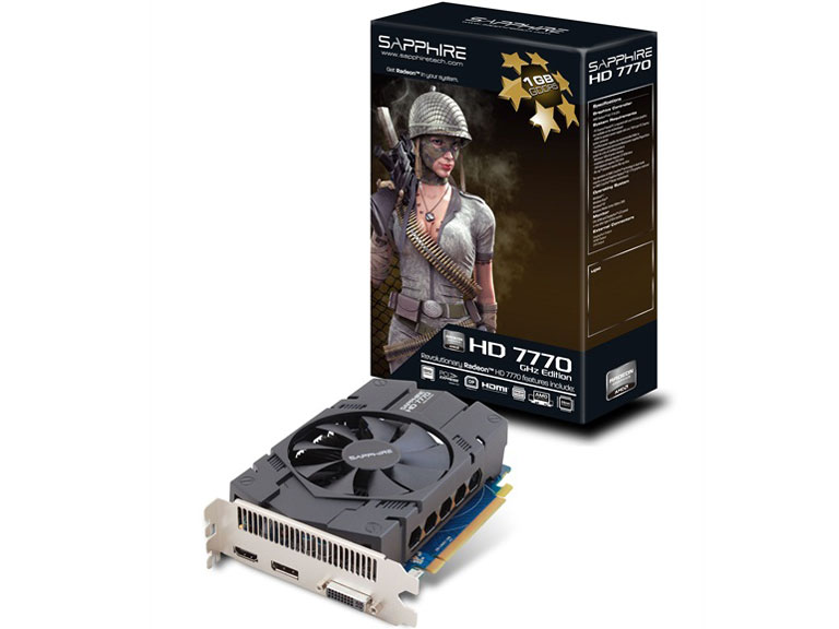 SAPPHIRE HD 7770 GHz EDITION 1GB GDDR5 [PCIExp 1GB]