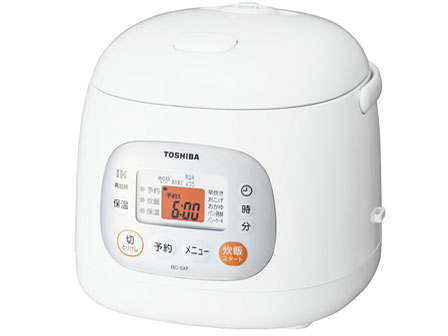 炊飯器・餅つき機 TOSHIBA RC-5XE(WT) 東芝 RC-5XE(WT) [ピュアホワイト] 価格比較 - 価格.com
