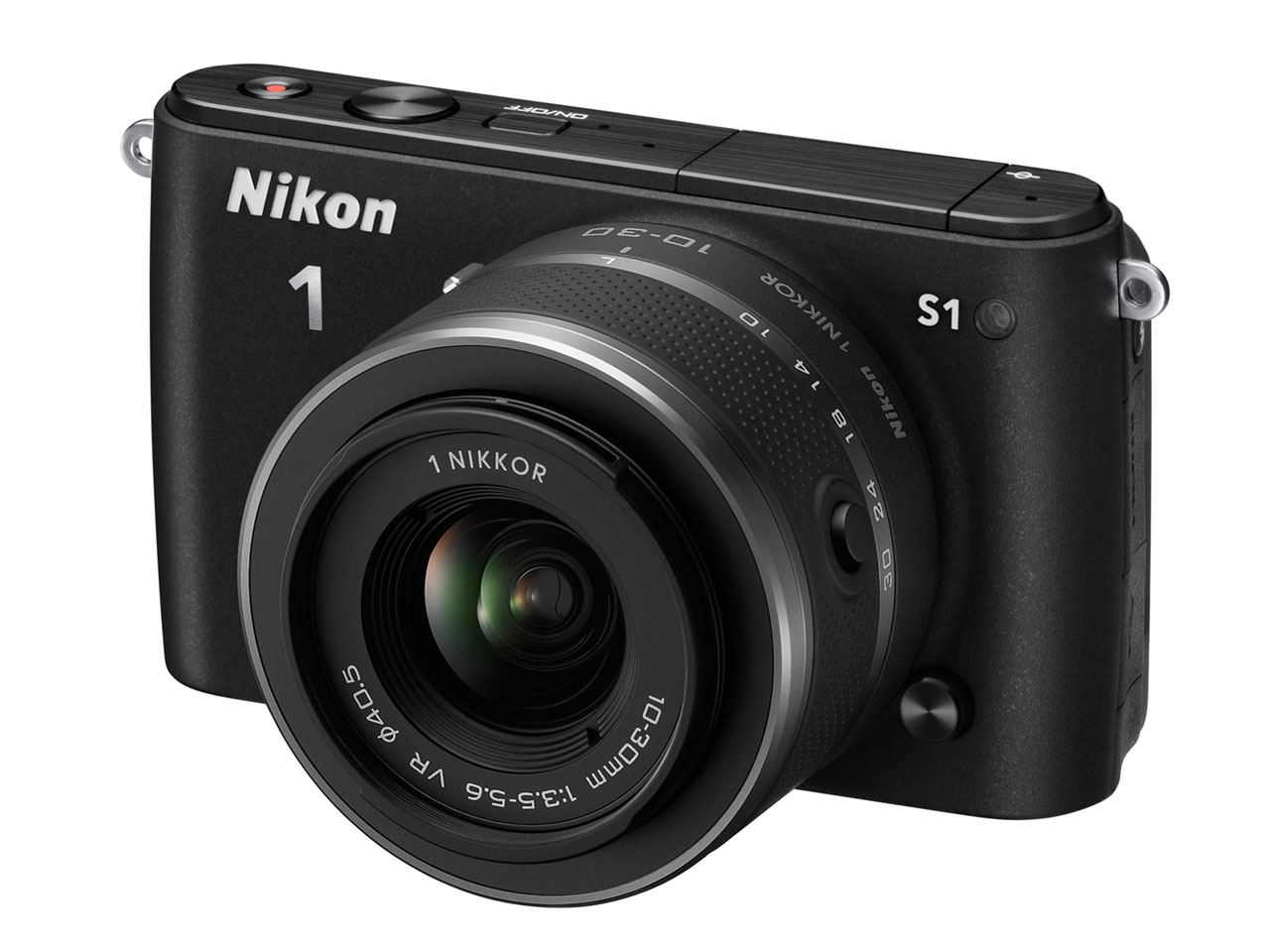 Nikon 1 S1 �_�u���Y�[���L�b�g [�u���b�N]