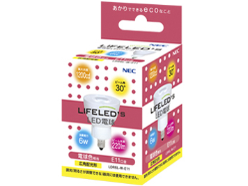 LIFELED'S LDR6L-W-E11 [�d���F]