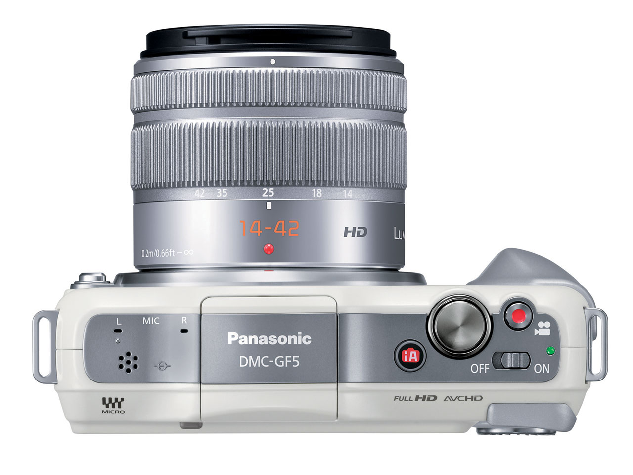 LUMIX DMC-GF5WA-W �_�u���Y�[�������Y�L�b�g [�V�F���z���C�g]