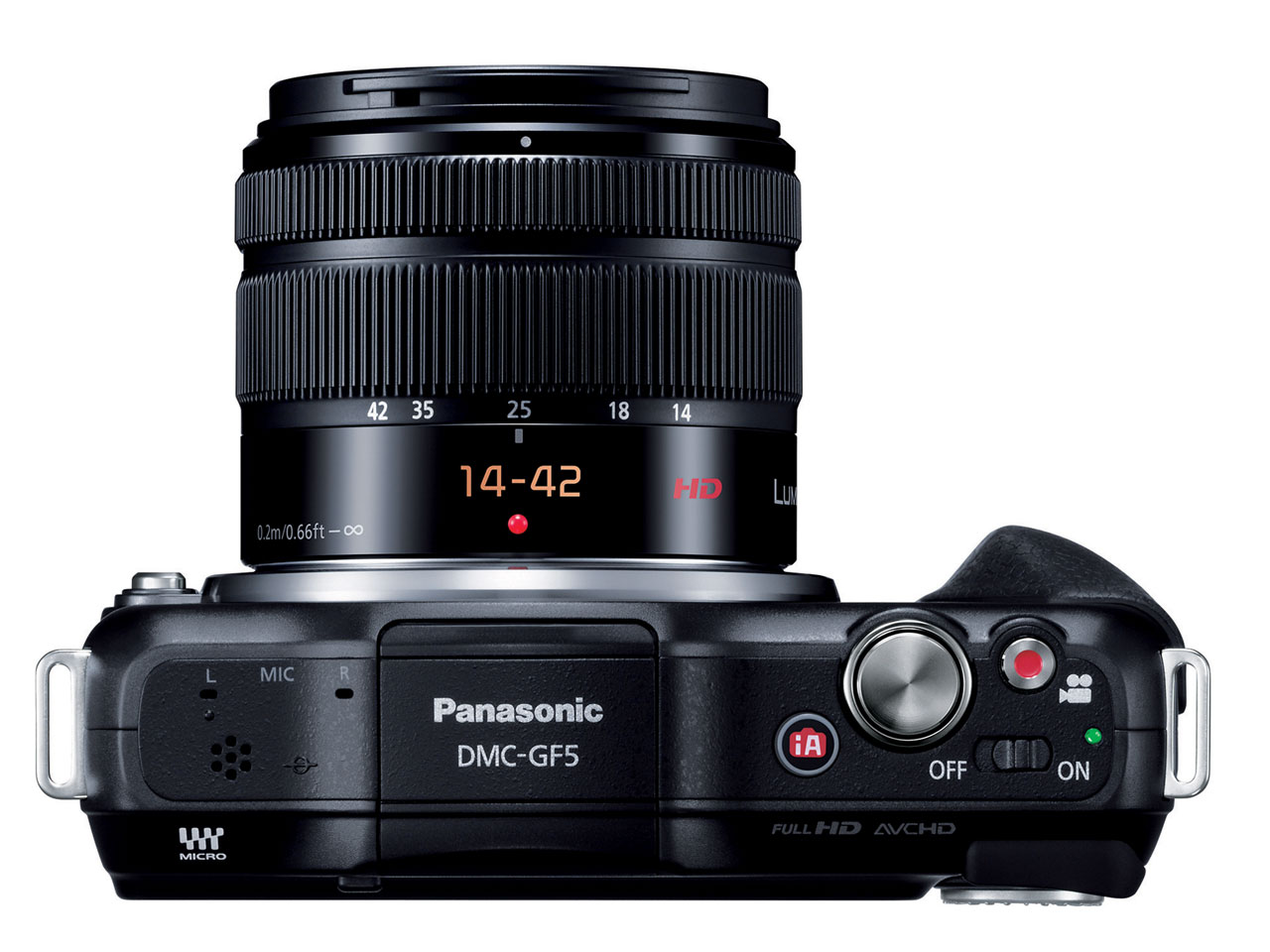 LUMIX DMC-GF5WA-K �_�u���Y�[�������Y�L�b�g [�G�X�v���u���b�N]