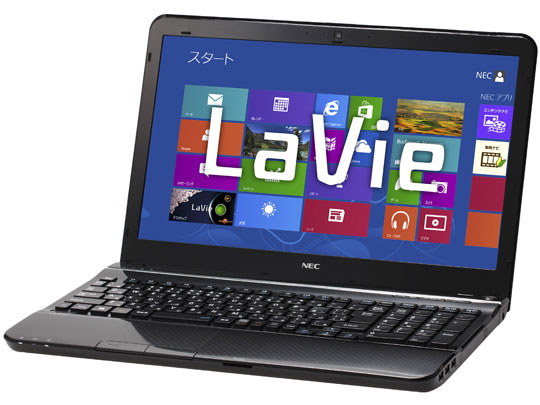 LaVie G �^�C�vS PC-GL18CWHDW [�N���X�u���b�N] �̐��i�摜