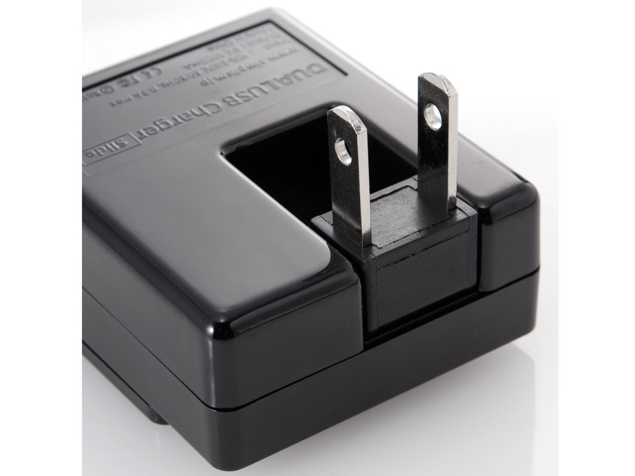Dual USB Charger Slide TR-DUSLIDE-BK [�u���b�N]