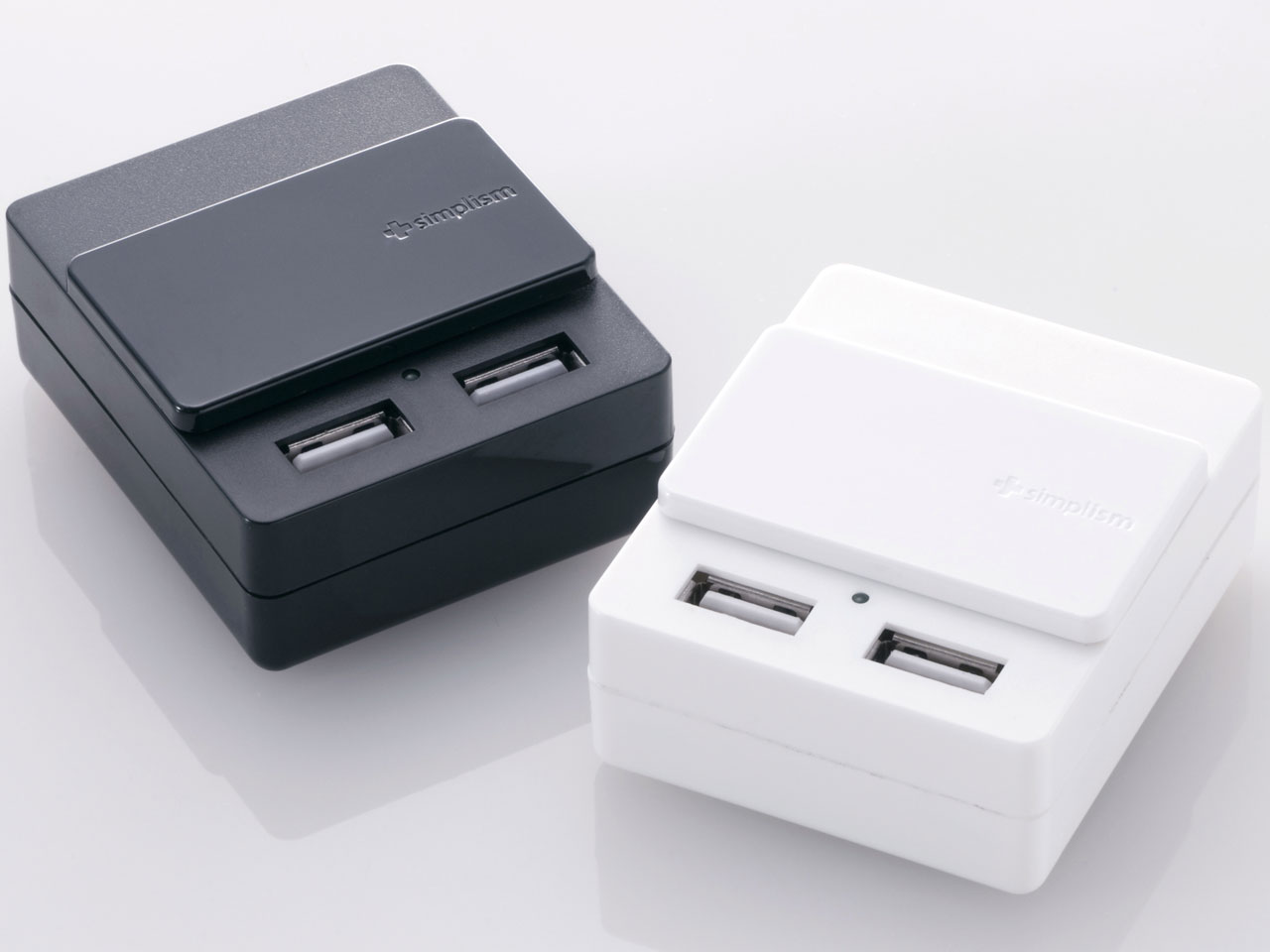Dual USB Charger Slide TR-DUSLIDE-BK [�u���b�N]