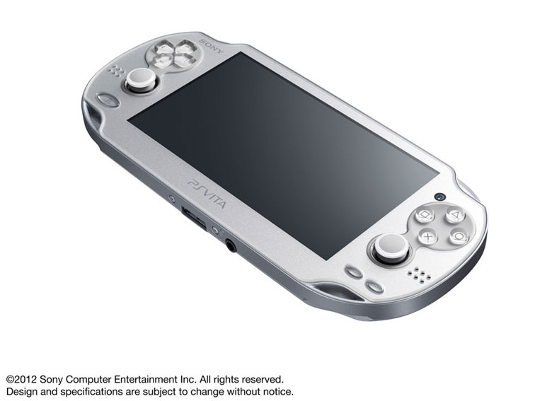 価格 Com 本体 正面 斜め1 Playstation Vita プレイステーション ヴィータ Wi Fiモデル Pchj アイス シルバー の製品画像