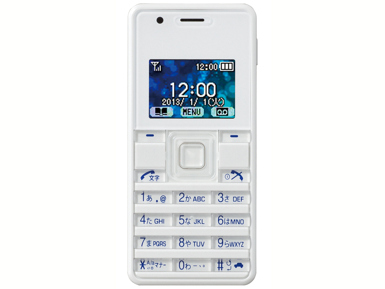 価格 Com 本体 正面1 ストラップフォン2 Wx06a ホワイト の製品画像