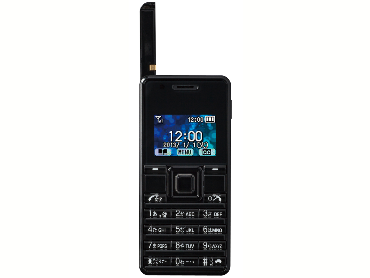 価格 Com 本体 正面2 ストラップフォン2 Wx06a ブラック の製品画像