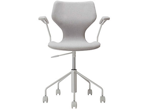 価格 Com 成型合板ワーキングチェア アーム付 グレー 無印良品 の製品画像