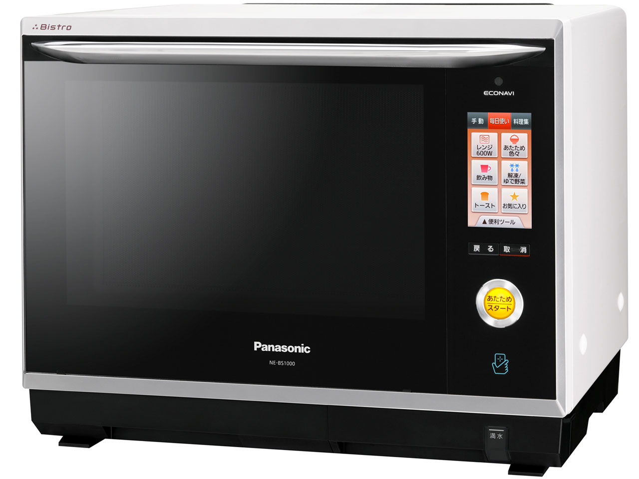 Panasonic スチームオーブンレンジ NE-BS1000-W ビストロ 概要 スチームオーブンレンジ NE-BS1000 | オーブンレンジ・単