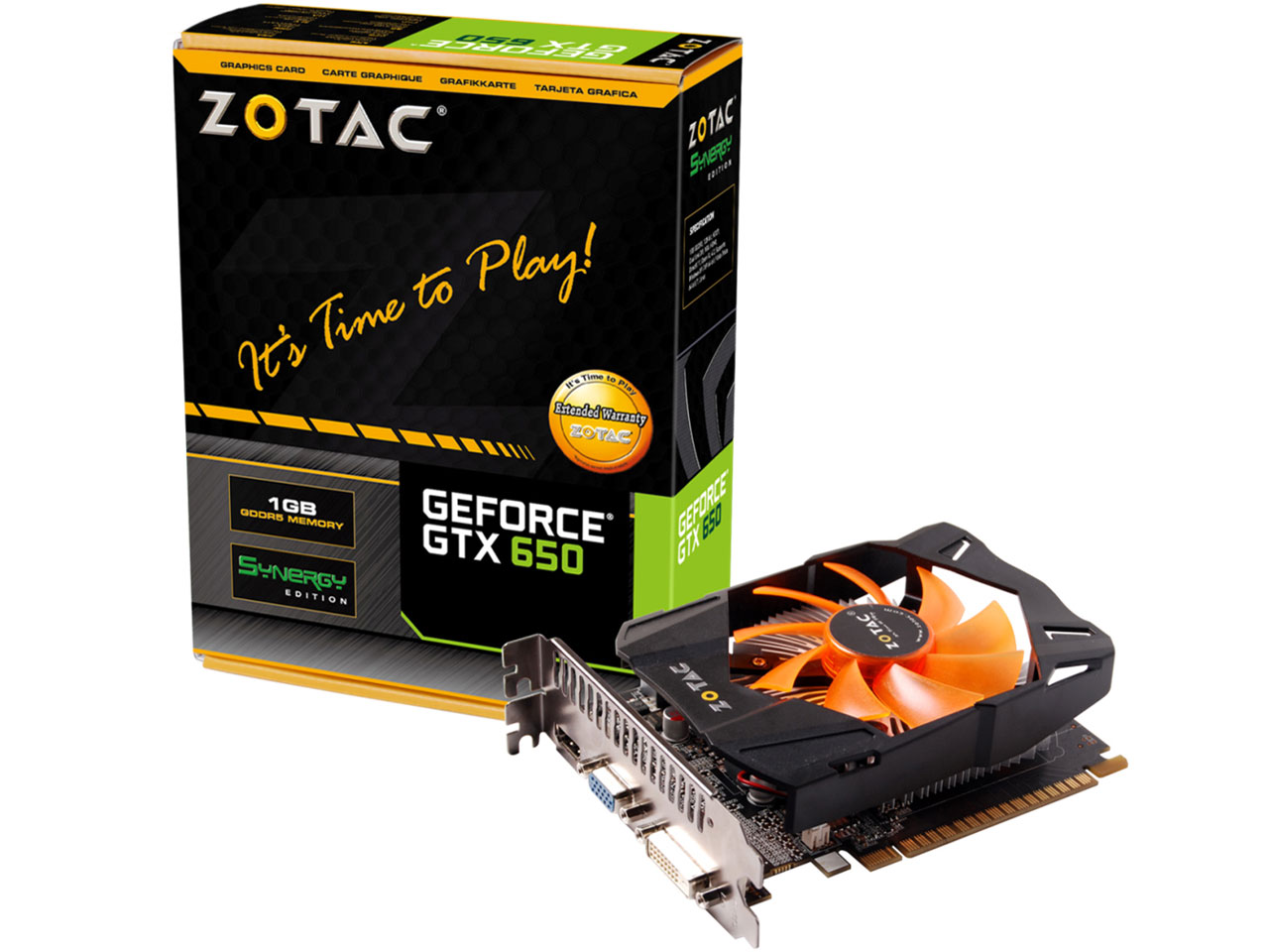 ZOTAC GeForce GTX 650 1GB REV2 ZT-61012-10M [PCIExp 1GB] �̐��i�摜
