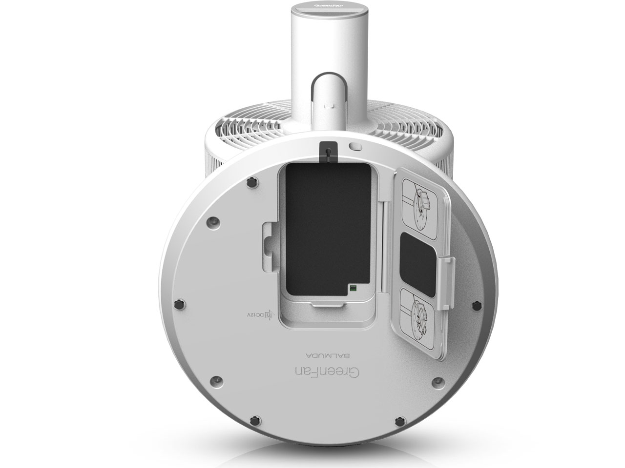 GreenFan2+ �R�[�h���X���f�� EGF-1250-WG [�z���C�gx�O���[]