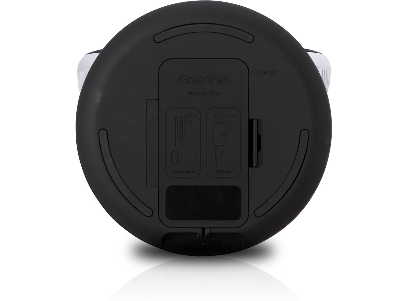 GreenFan mini �R�[�h���X���f�� EGF-2150-WK [�z���C�gx�u���b�N]