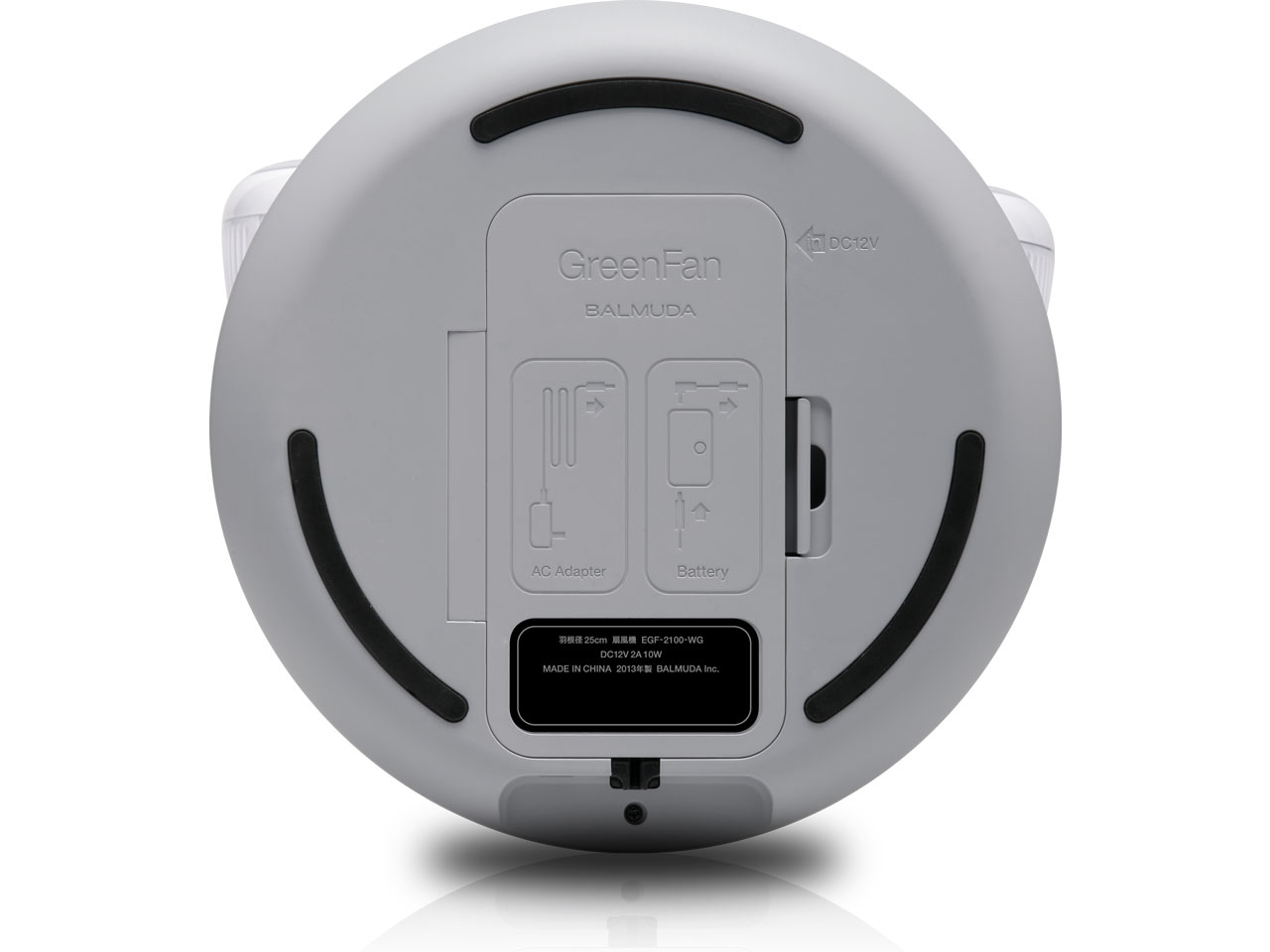 GreenFan mini �R�[�h���X���f�� EGF-2150-WG [�z���C�gx�O���[]