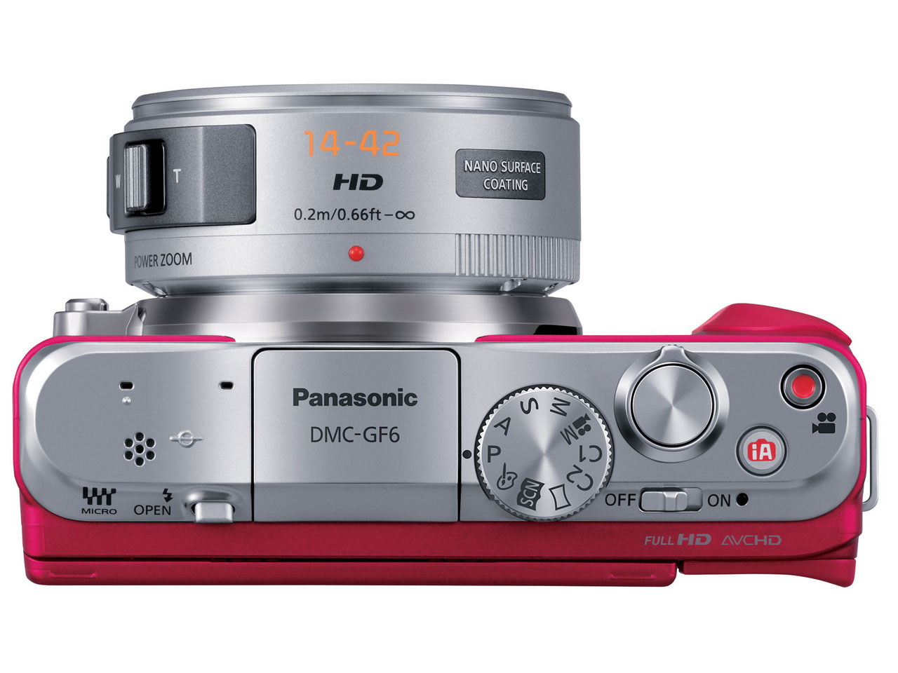 LUMIX DMC-GF6X-R �d���Y�[�������Y�L�b�g [���b�h]