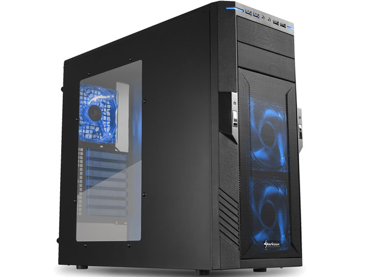 【自作PC】SharkoonSHA-T28G-V3/A Sharkoon SHA-T28-G-V3 [ブラック+インナーグリーン] 価格比較