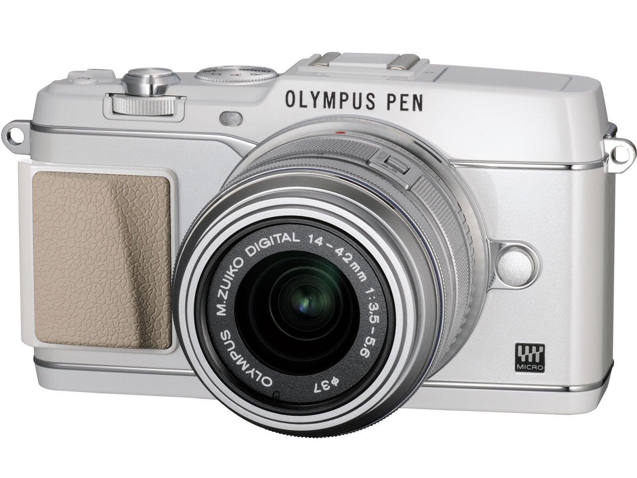 OLYMPUS - オリンパス ペン E-P5  14-42 レンズキット SILVER オリンパス OLYMPUS PEN E-P5 14-42mm レンズキット [シルバー