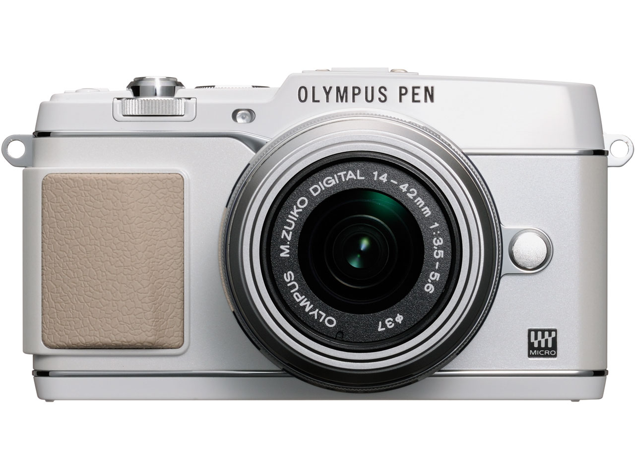 価格.com - 『本体 正面1』 OLYMPUS PEN E-P5 14-42mm レンズキット [ホワイト] の製品画像