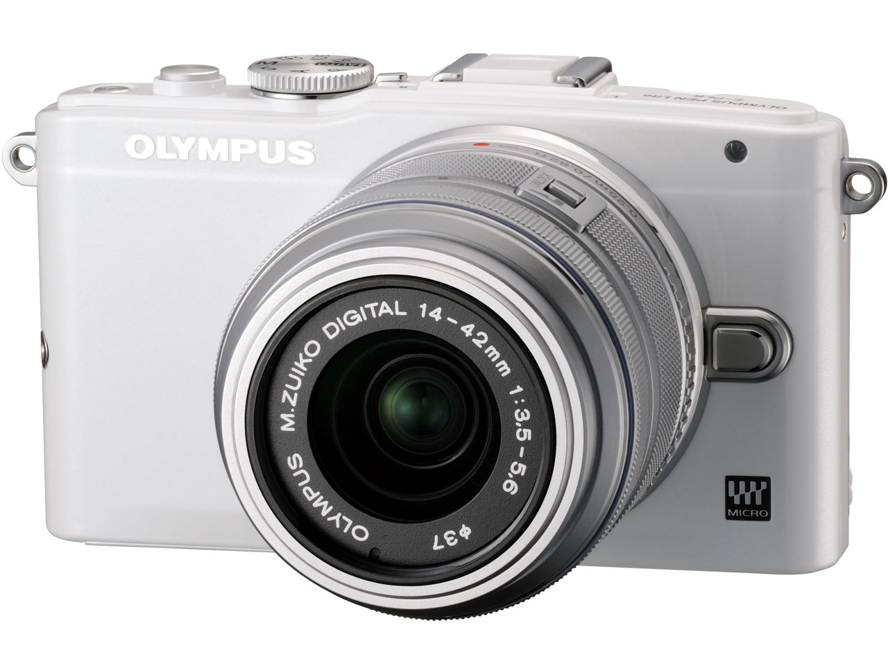 OLYMPUS PEN Lite E-PL6 �_�u���Y�[���L�b�g [�z���C�g]