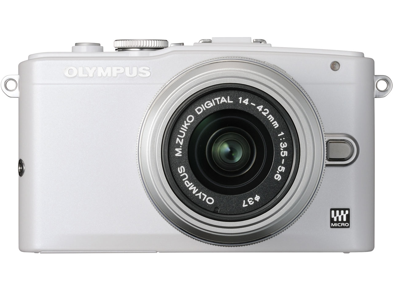 OLYMPUS PEN Lite E-PL6 �_�u���Y�[���L�b�g [�z���C�g]