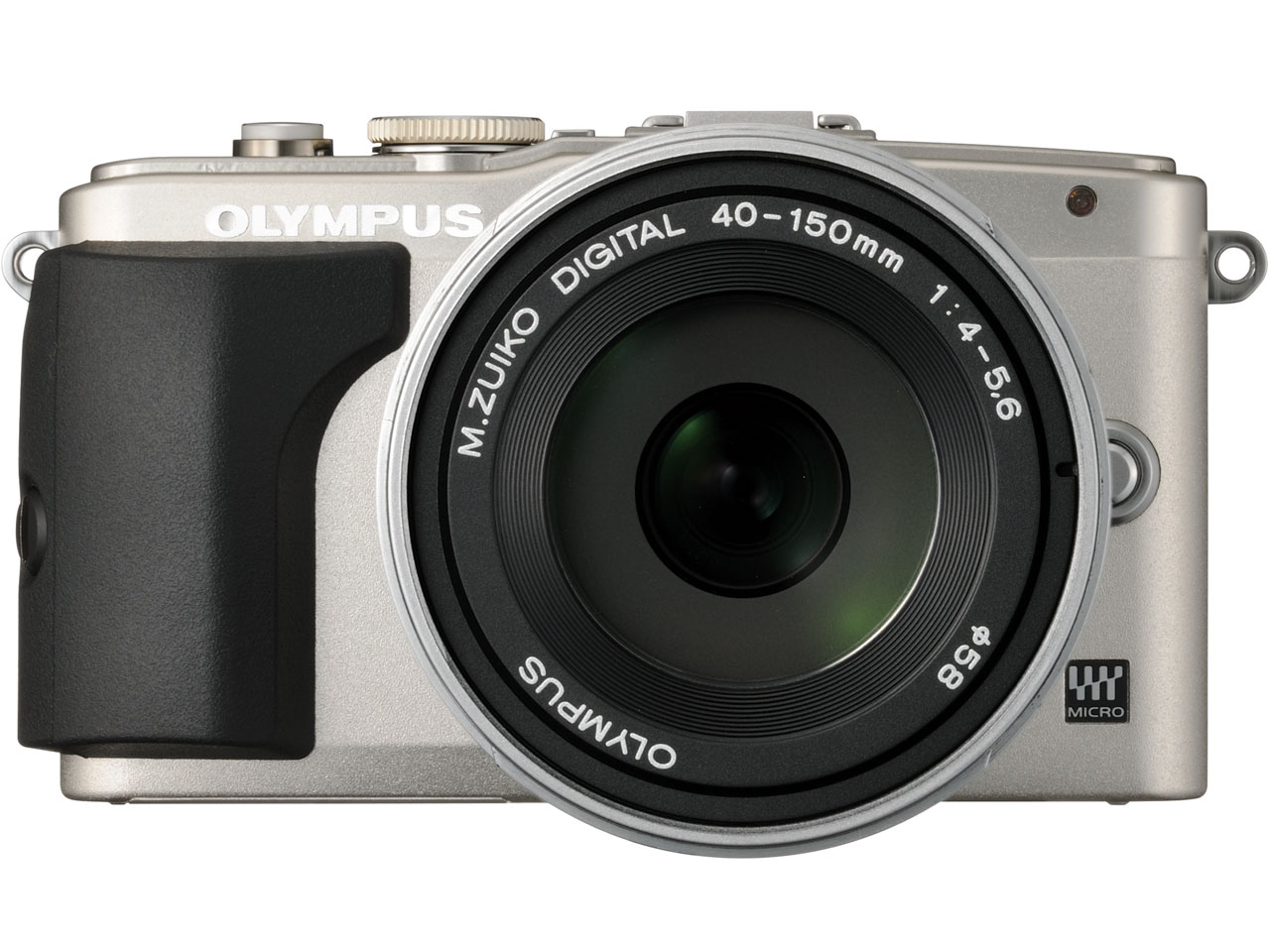 価格 Com 本体 正面5 Olympus Pen Lite E Pl6 ダブルズームキット シルバー の製品画像