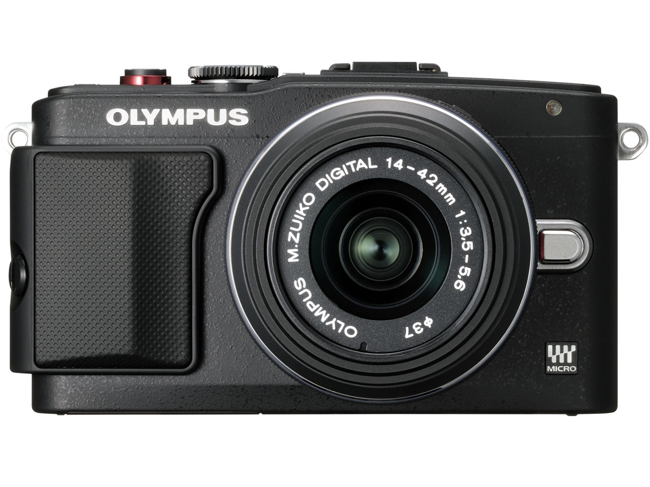 OLYMPUS PEN Lite E-PL6 �_�u���Y�[���L�b�g [�u���b�N]