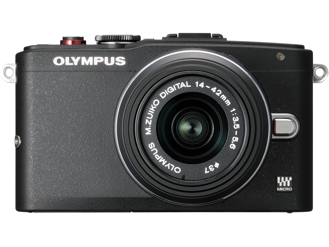 OLYMPUS PEN Lite E-PL6 �_�u���Y�[���L�b�g [�u���b�N]