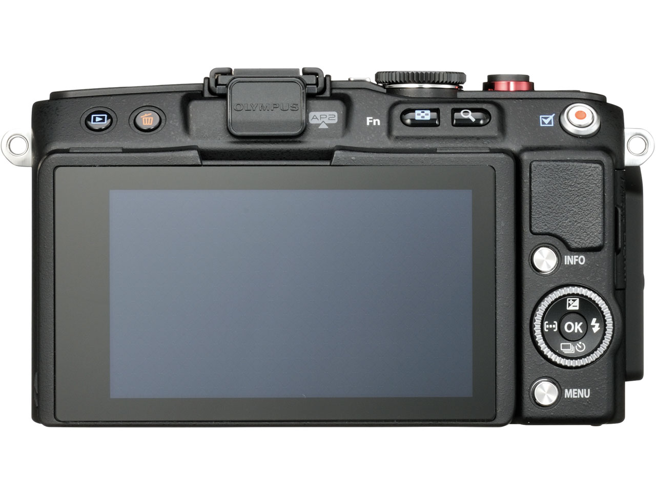 OLYMPUS PEN Lite E-PL6 �_�u���Y�[���L�b�g [�u���b�N]